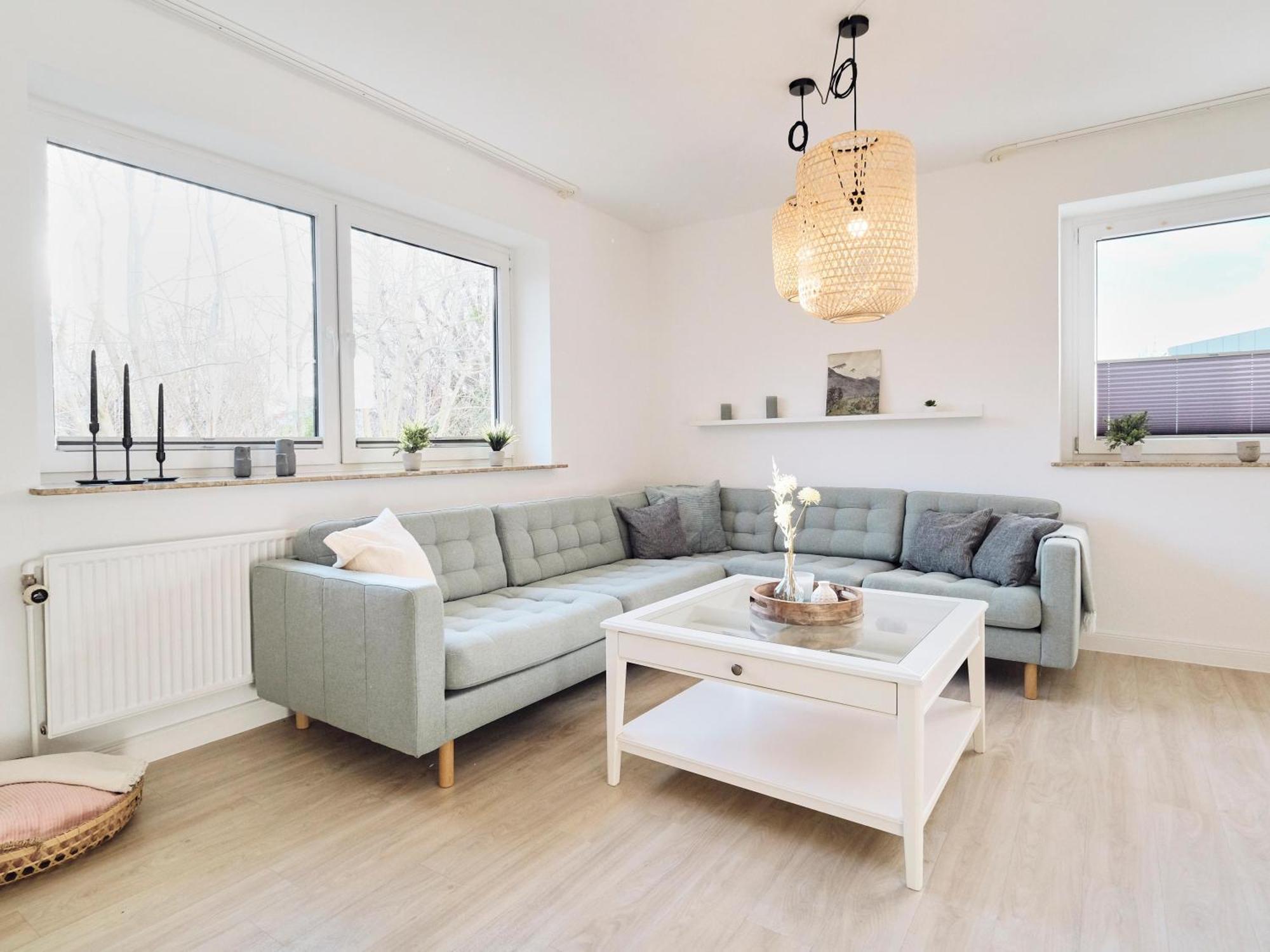 Ferienwohnung "Gilde" Hyggelig Mit Blick Ins Gruene Glücksburg Dış mekan fotoğraf